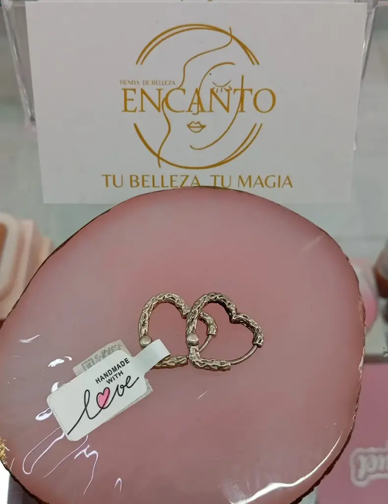 Candongas Corazón Plateado 