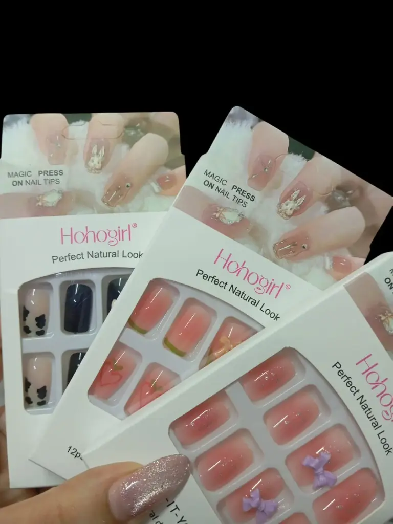 [H024] Uñas Press On  Decoradas Hohogirl  (H024)