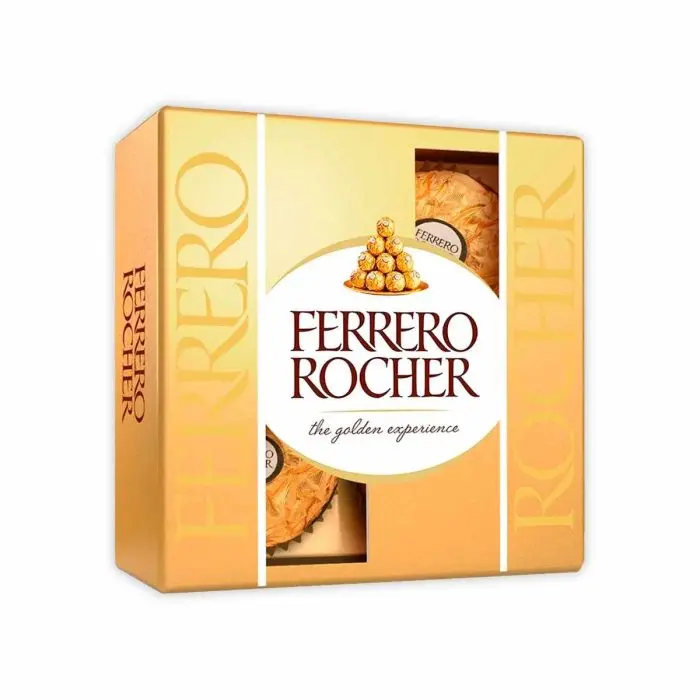 Chocolates Ferrero Rocher Estuche x 50gr x 4 Unidades