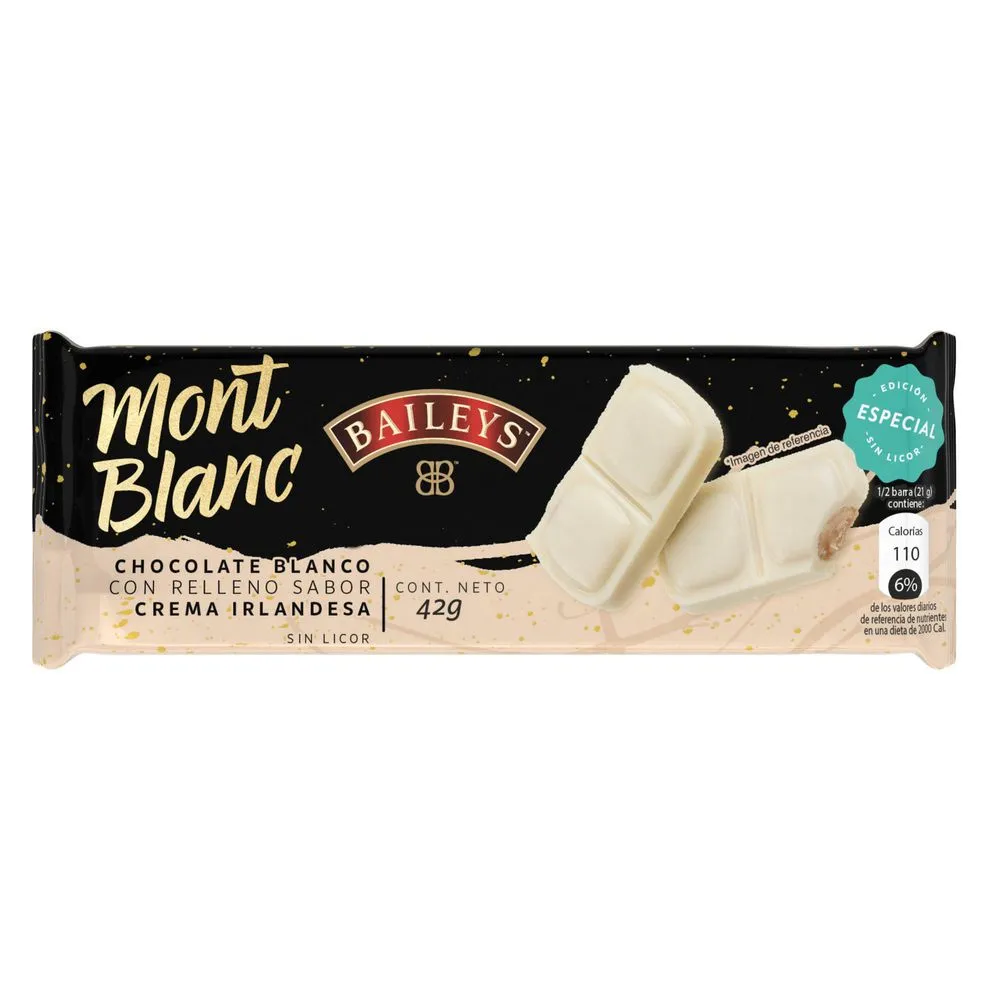 Chocolatina Mont Blanc Baileys 42G