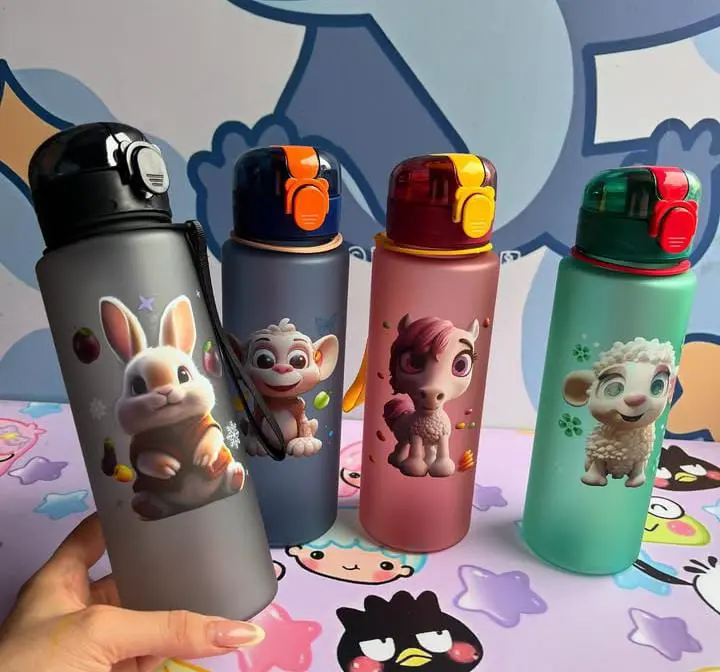 Termo Plastico Animalitos 900ML