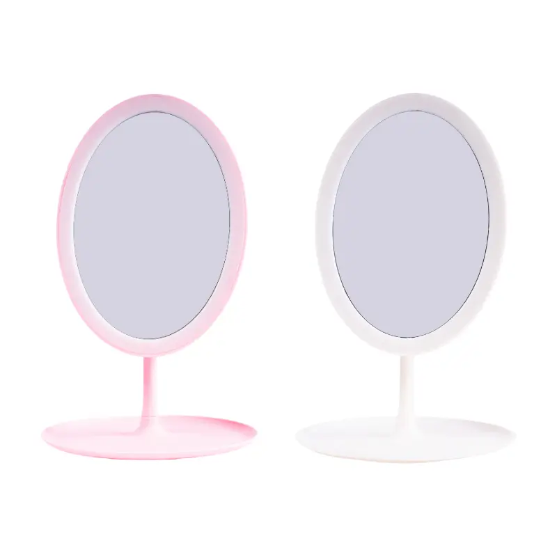 Espejo Base  Ovalado Con Luz Led 4733