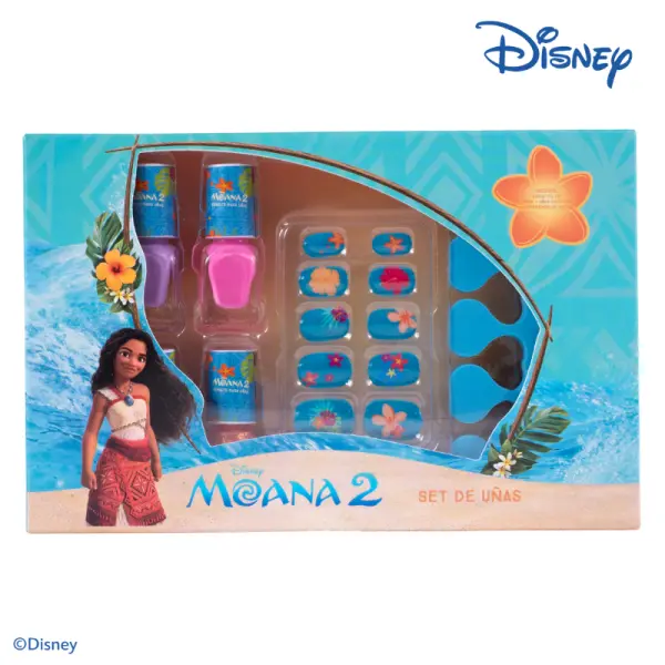 Set De Esmaltes Y Accesorios Para Uñas Moana Disney