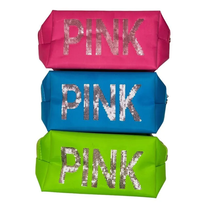 Cosmetiquera Lentejuelas Pink 