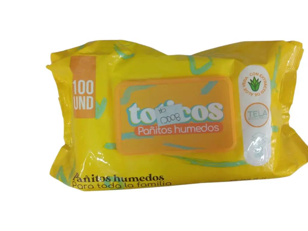 [ENC0000000000700COR] Pañitos Húmedos Toticos X100 Toallitas