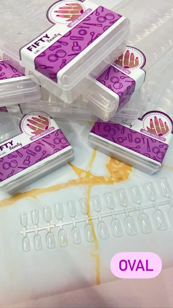 Uñas Press On Caja X240 Oval