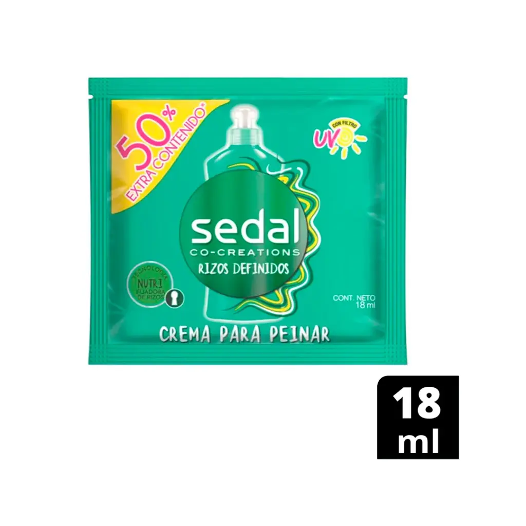 Crema Para Peinar Rizos Sedal Sachet 18ml