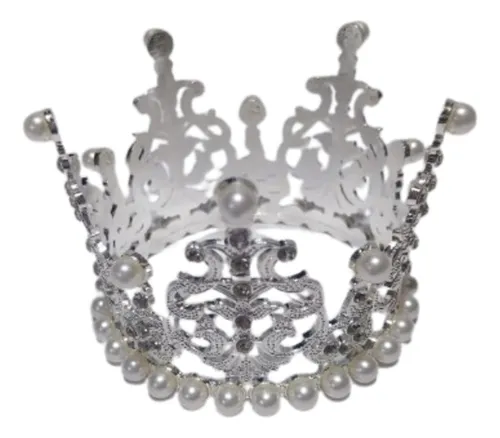 [ENC0000000001155ACC] Coronas Decoración Plateadas
