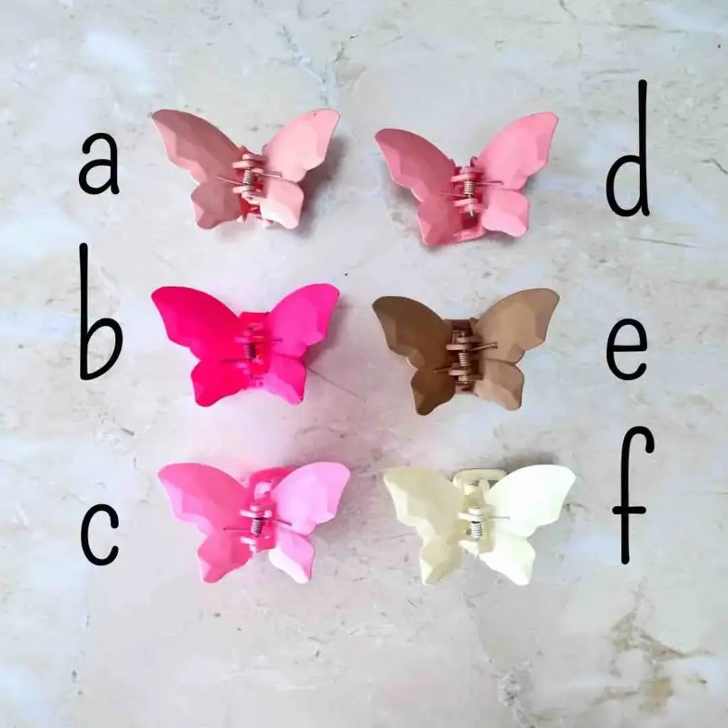 Gancho Mariposa Acrilica