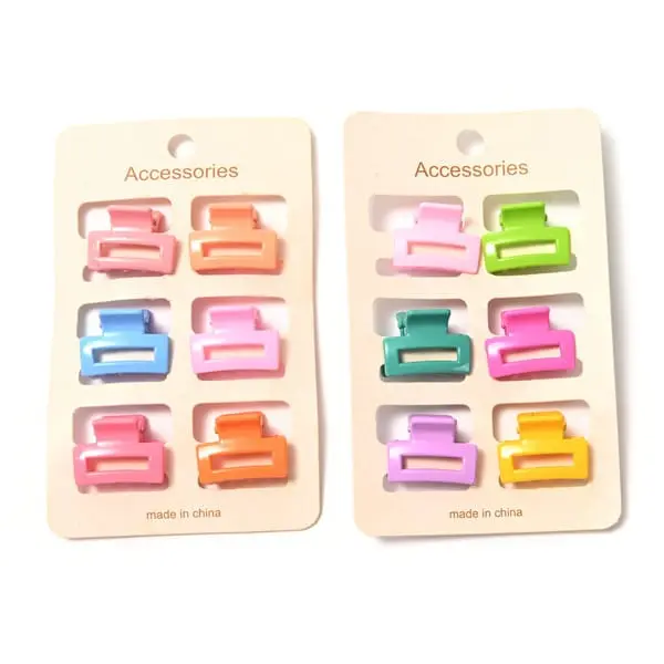 [JR25281] Ganchitos Rectangulares X6 