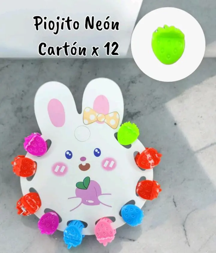 Cartón Conejo De Piojito Neón 9FT