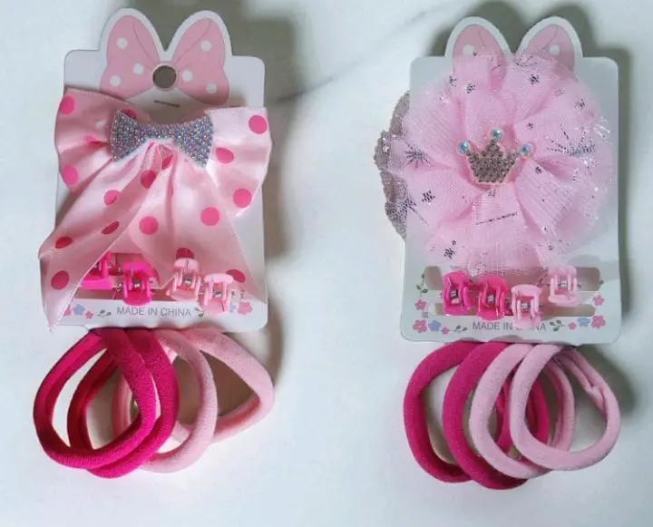 Set Pinza Moño Y Moñas  