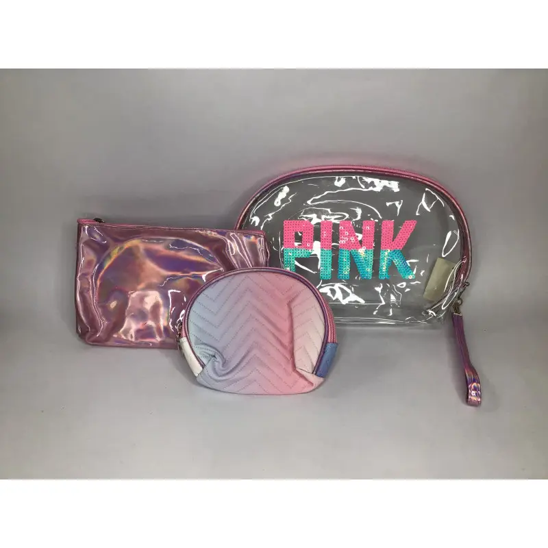 [JMF2129] Cosmetiquera X3 Pink