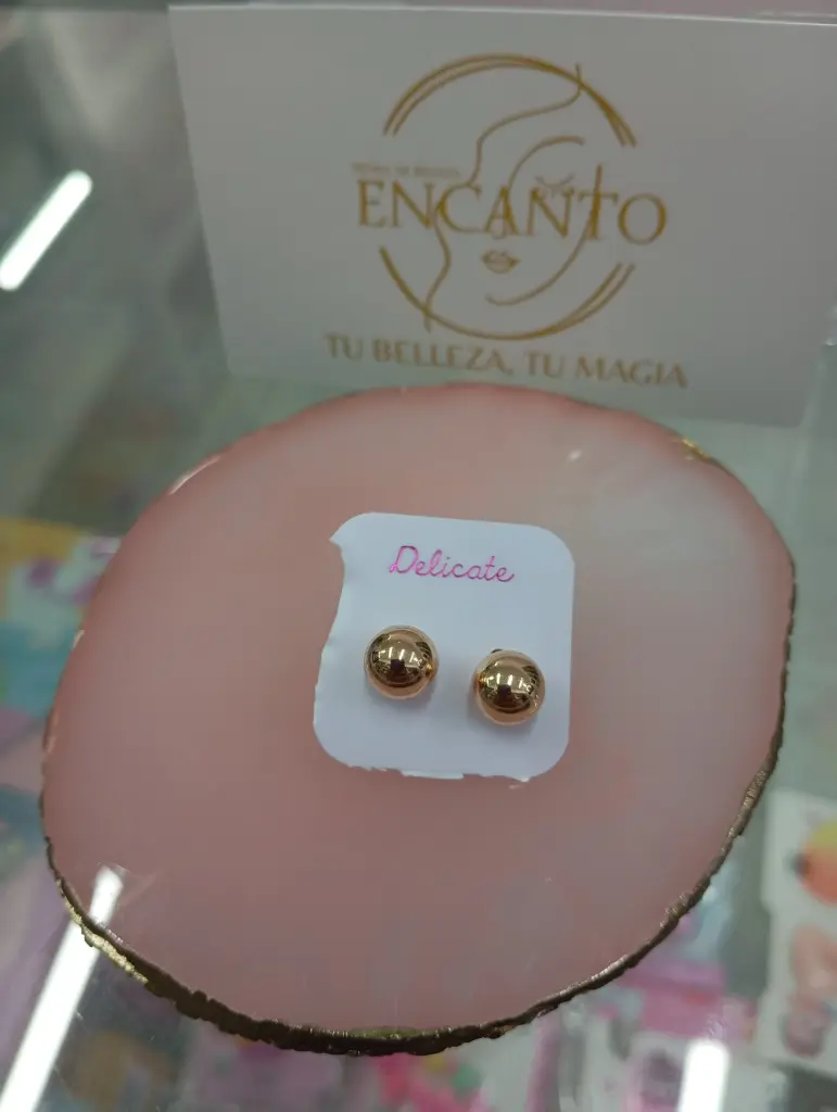 Topo Balin Acero Dorado grande