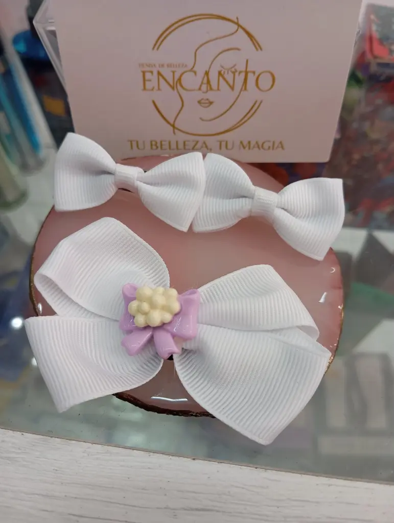 Set de pinzas lazos de fantasia 