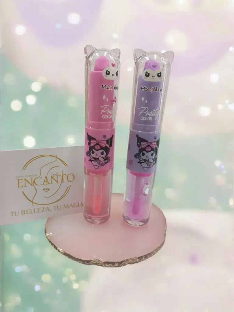 2En1 Bálsamo Barra Y Líquido Mágico Kuromi Pretty Color Mocallure 