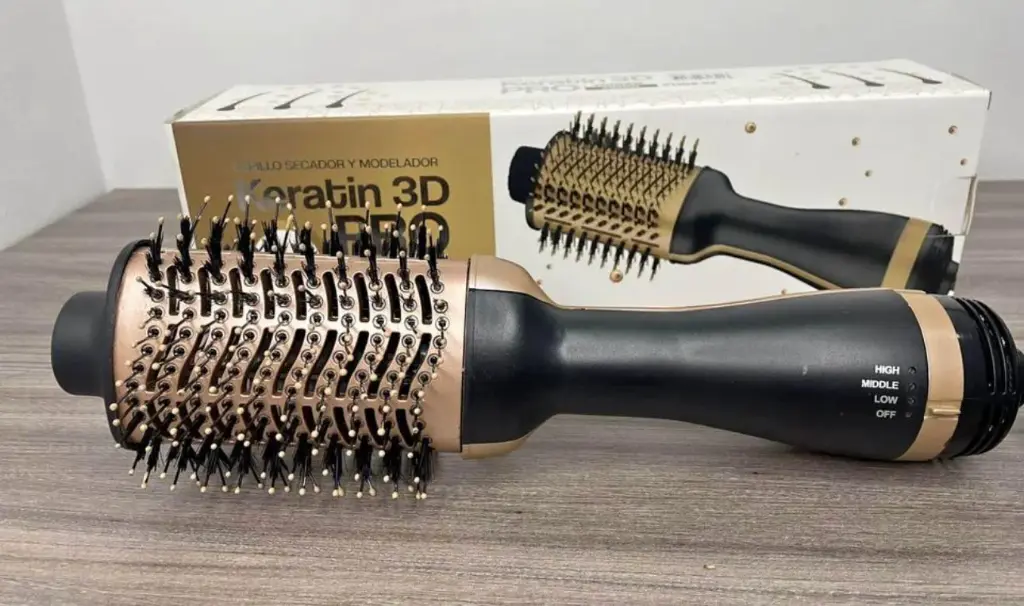 Cepillo Secador Keratin 3D Pro