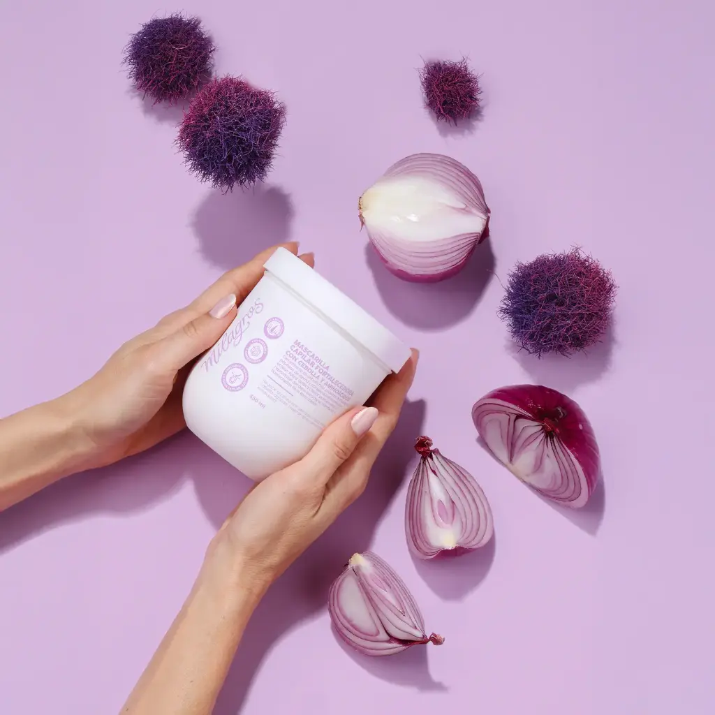 Mascarilla Capilar Reparadora Intensiva Con Extracto De Cebolla y Peptidos de Milagros 450 ml   