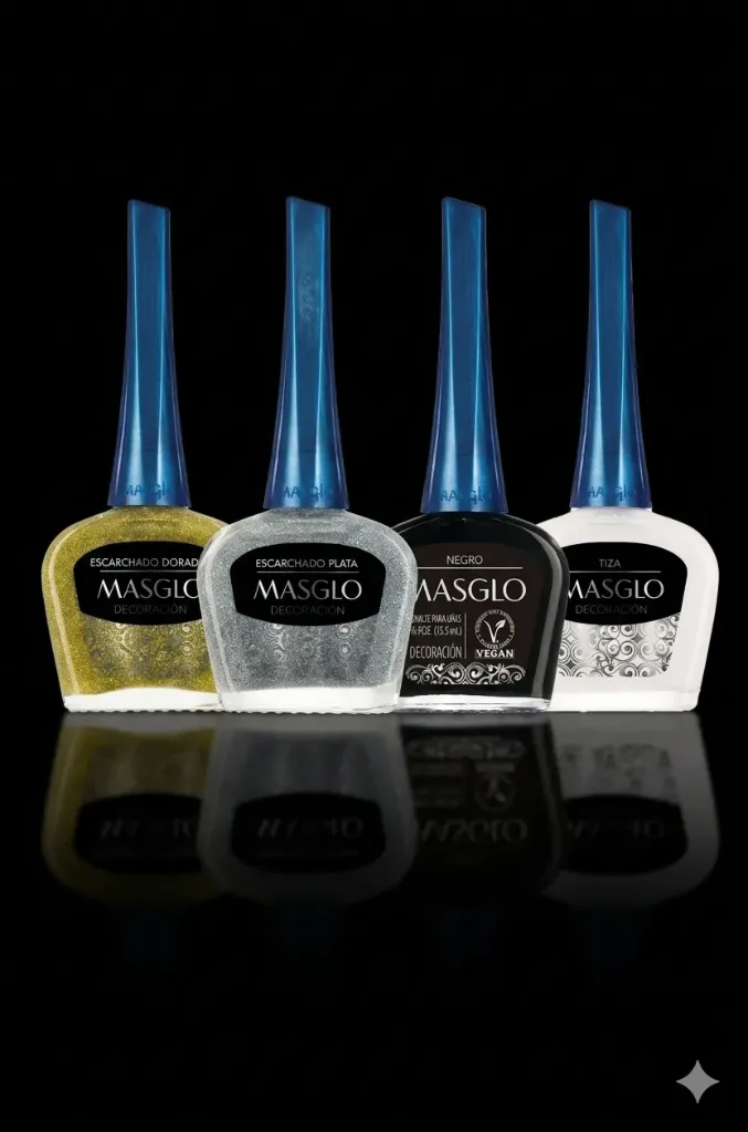 [311749] Esmaltes Tradicional para Decoración Masglo (Escarchado Dorado)