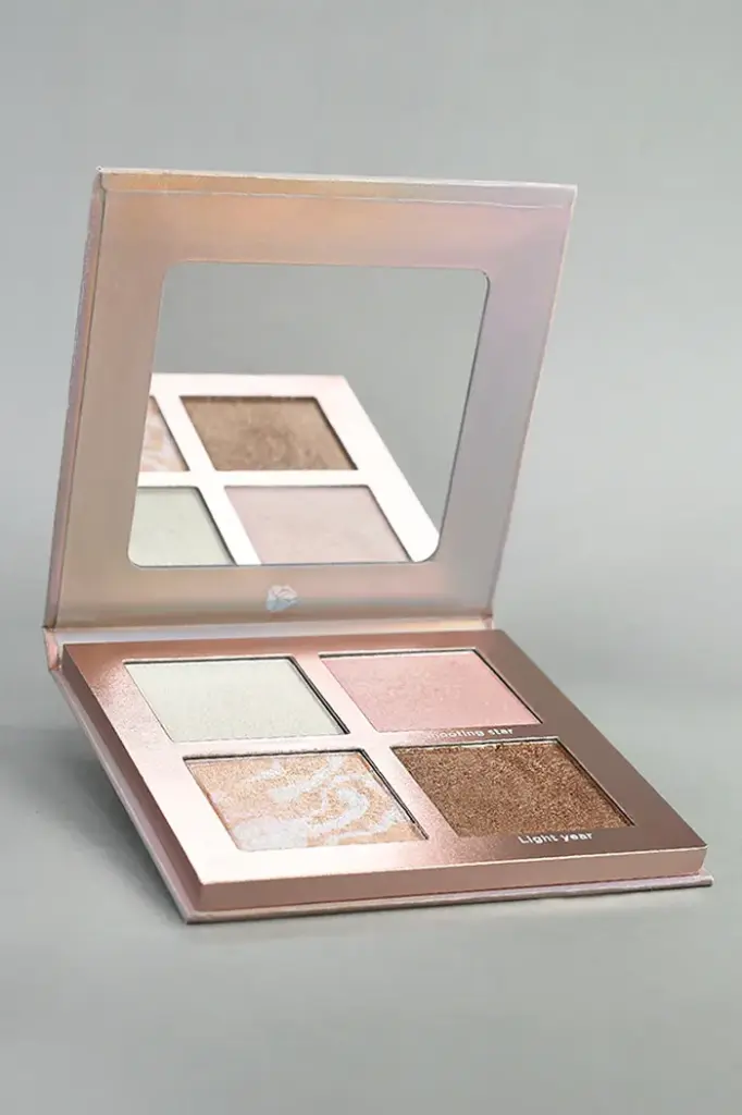 Paleta De Sombras Iluminador 4 Tonos Dolce Bella  