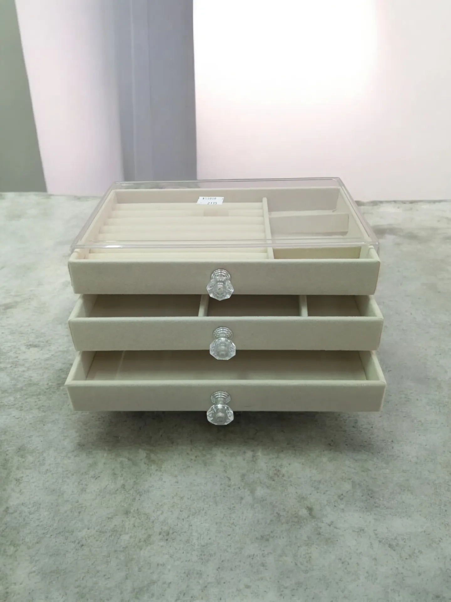Joyero Grande Color Beige