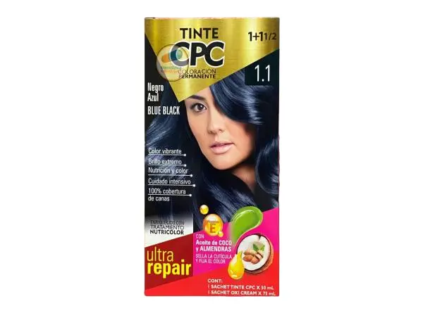 [5634] Tinte CPC Coloración Permanente de Meicy's 50 ml (Negro 1.0)