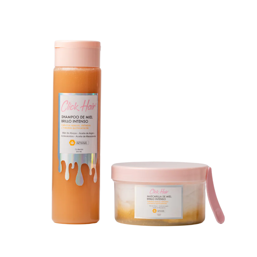Trio de Miel Brillo Intenso – Click Hair