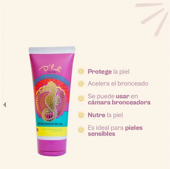 [D031006] Bronceador en Gel D'Luchi 200 mL
