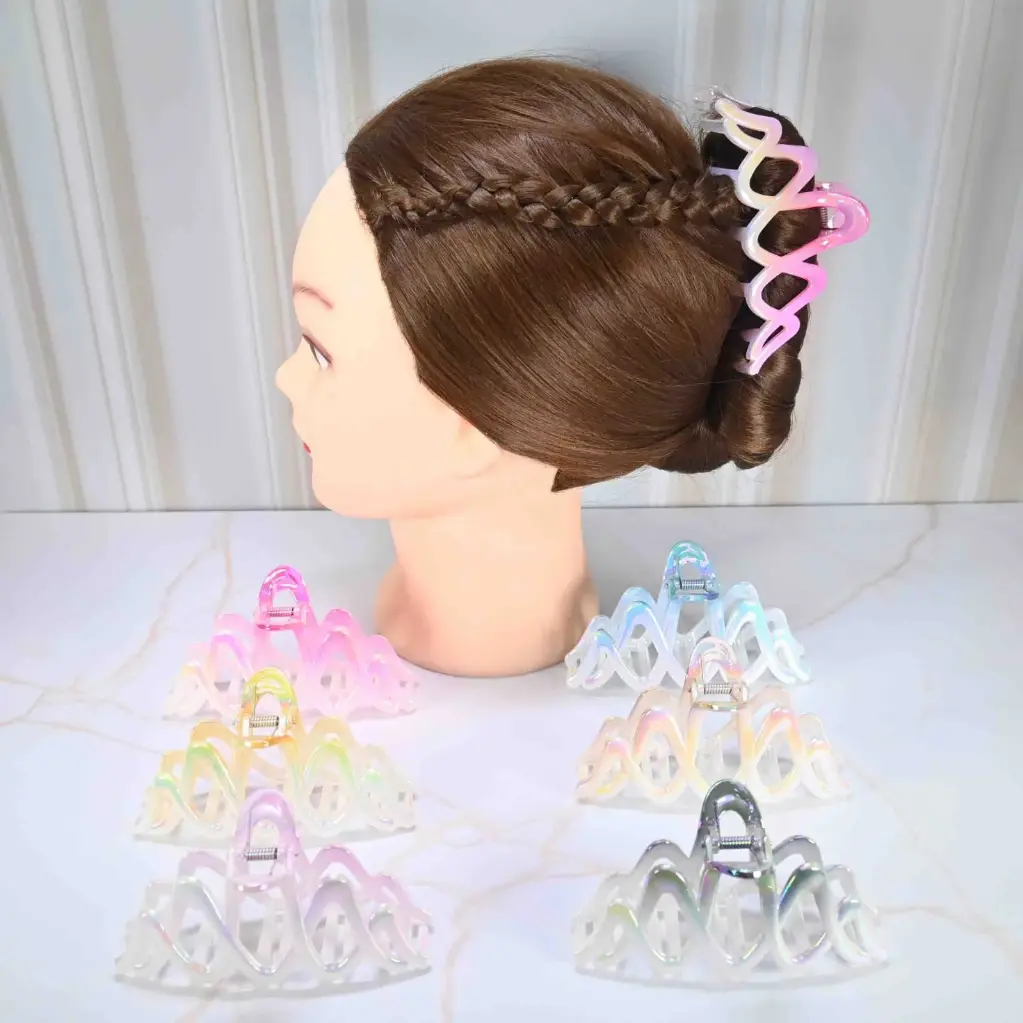 Gancho Onda Tornasol Color Degradado