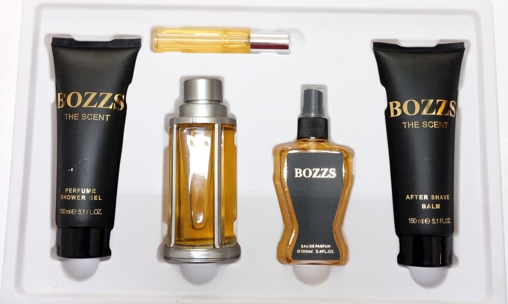 Kit Corporal  The Scent Replica1.1  Men-Perfume 75 ml, Perfume De Bolsillo, Gel de baño 100ml,  y Crema corporal 100ml.