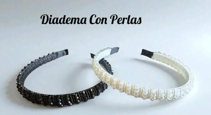 Diadema Con Perlas Ref 145