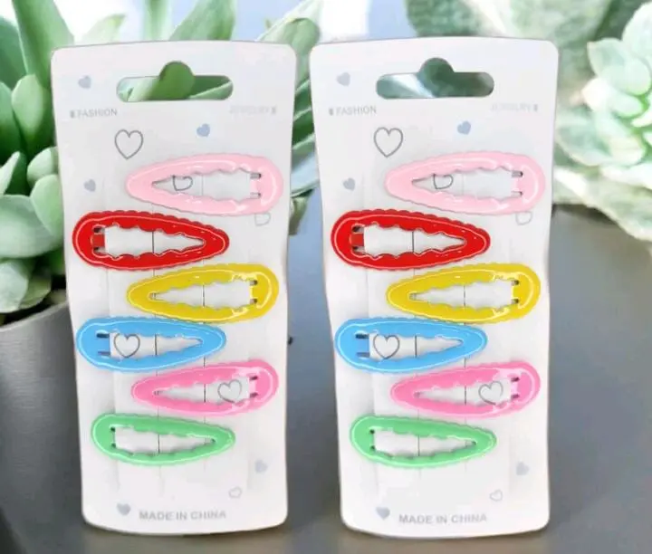 [G&G-814] Pinza Tik Tak Fashion Colores 