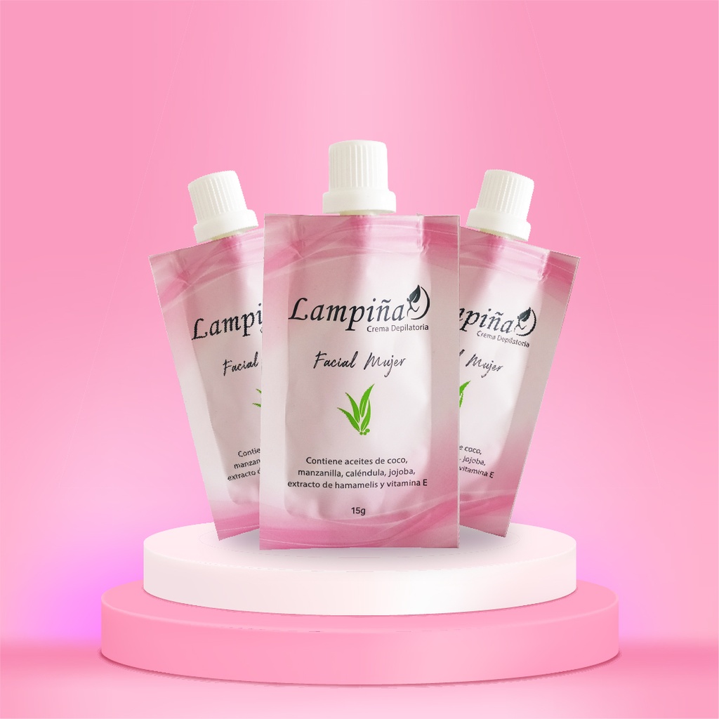 Crema Depilatoria Facial Sachet Lampiña15g