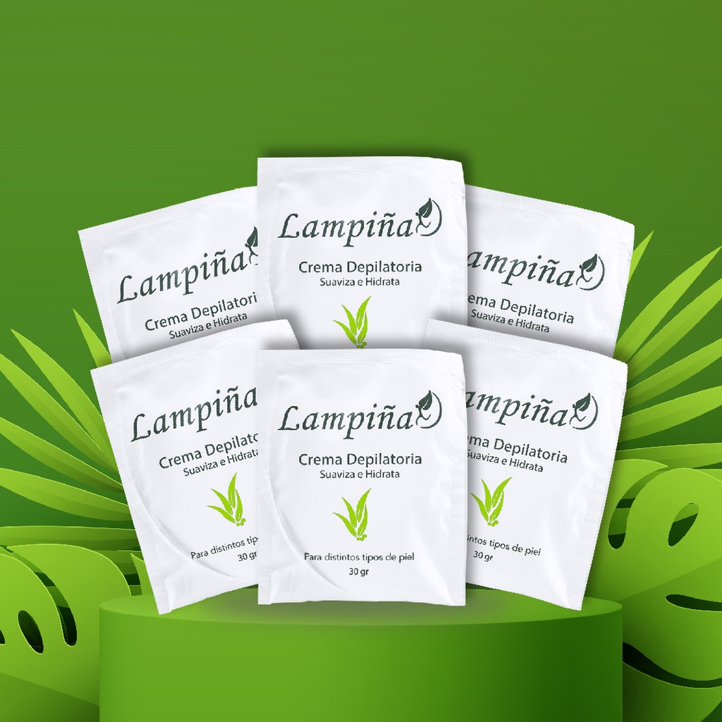 Crema depilatoria Corporal Sachet Lampiña 30g