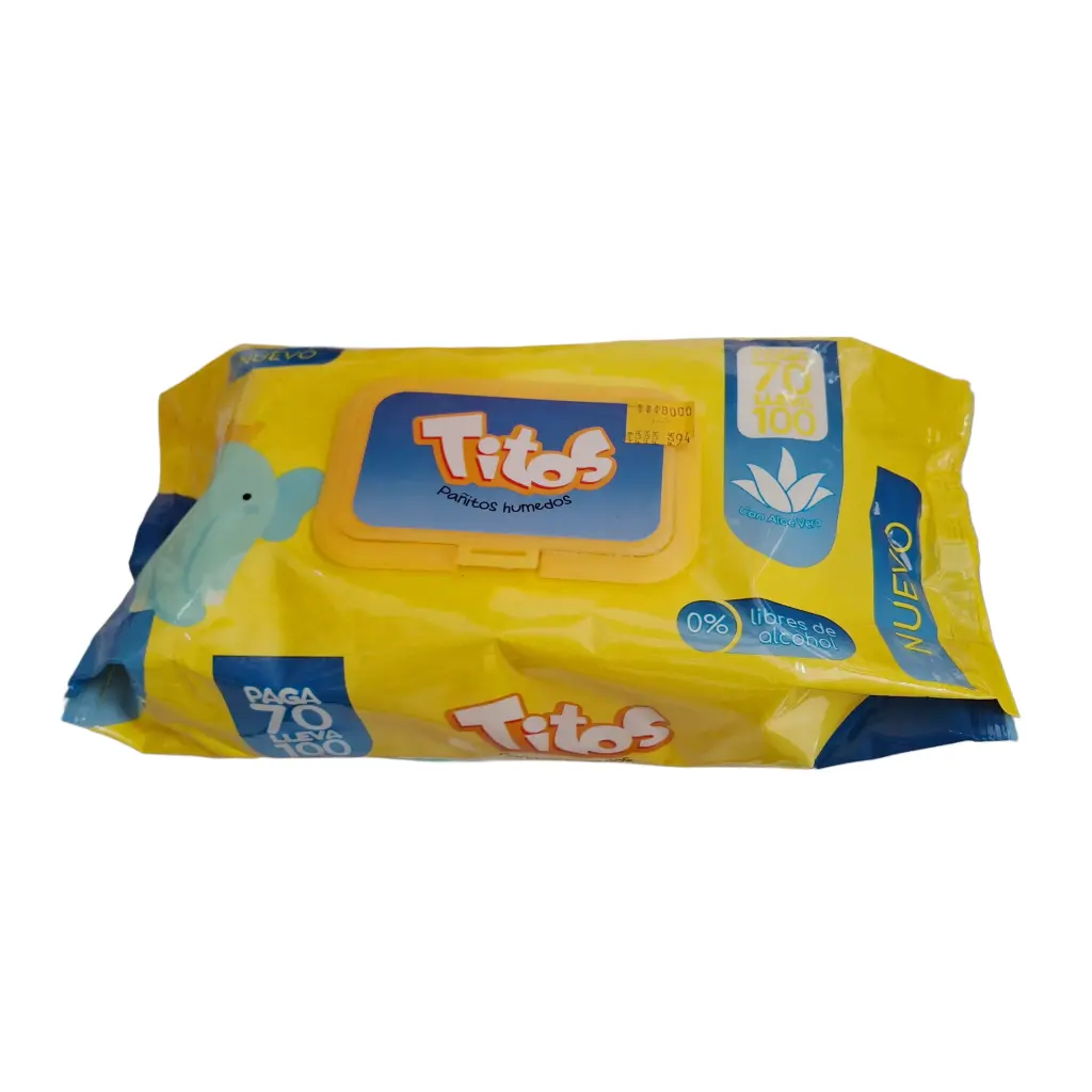 Pañitos Humedos Titos X100 Toallitas