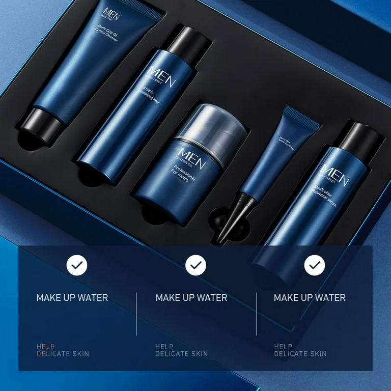 Kit Corporal Importado Replica 1.1 MEN COOL SKIN -Perfume 75 ml, Perfume De Bolsillo, Gel de baño 100ml,  y Crema corporal 100ml.