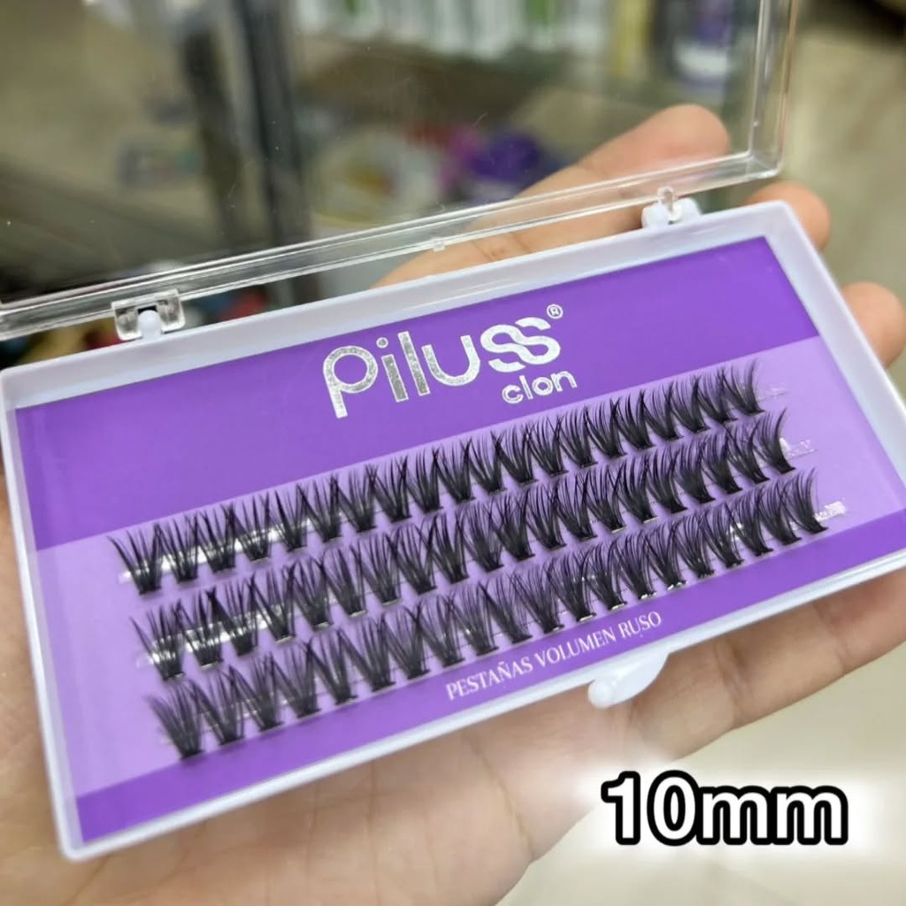 [12737] Pestañas Piluss Volumen Ruso Piluss Clon (20D 10mm)