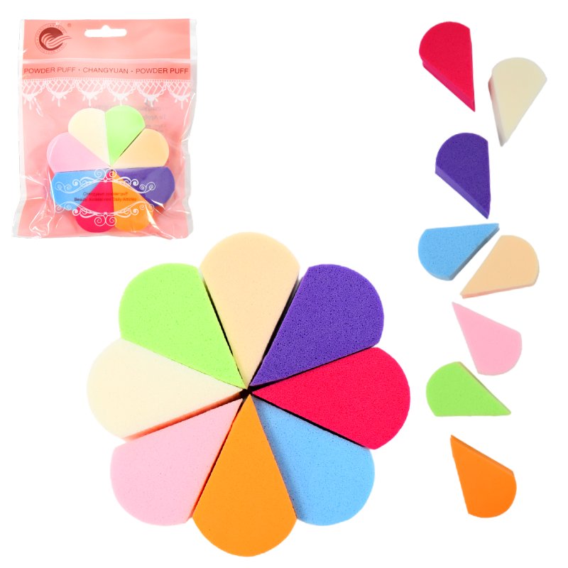 [716670590207] Esponjas En Forma de Flor Colores Ruby Rose