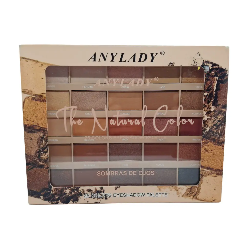 Sombras de Ojos The Natural Color 25 Tonos Anylady