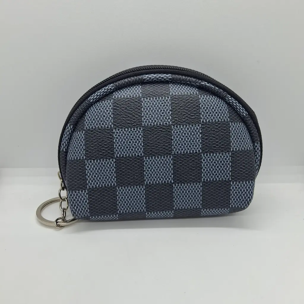  Monedero Redondo Negro Mujer