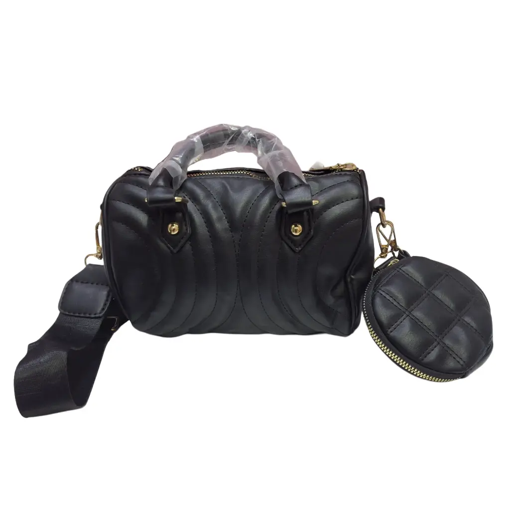 Bolso Cilindro Mini Con Monedero Mujer 511
