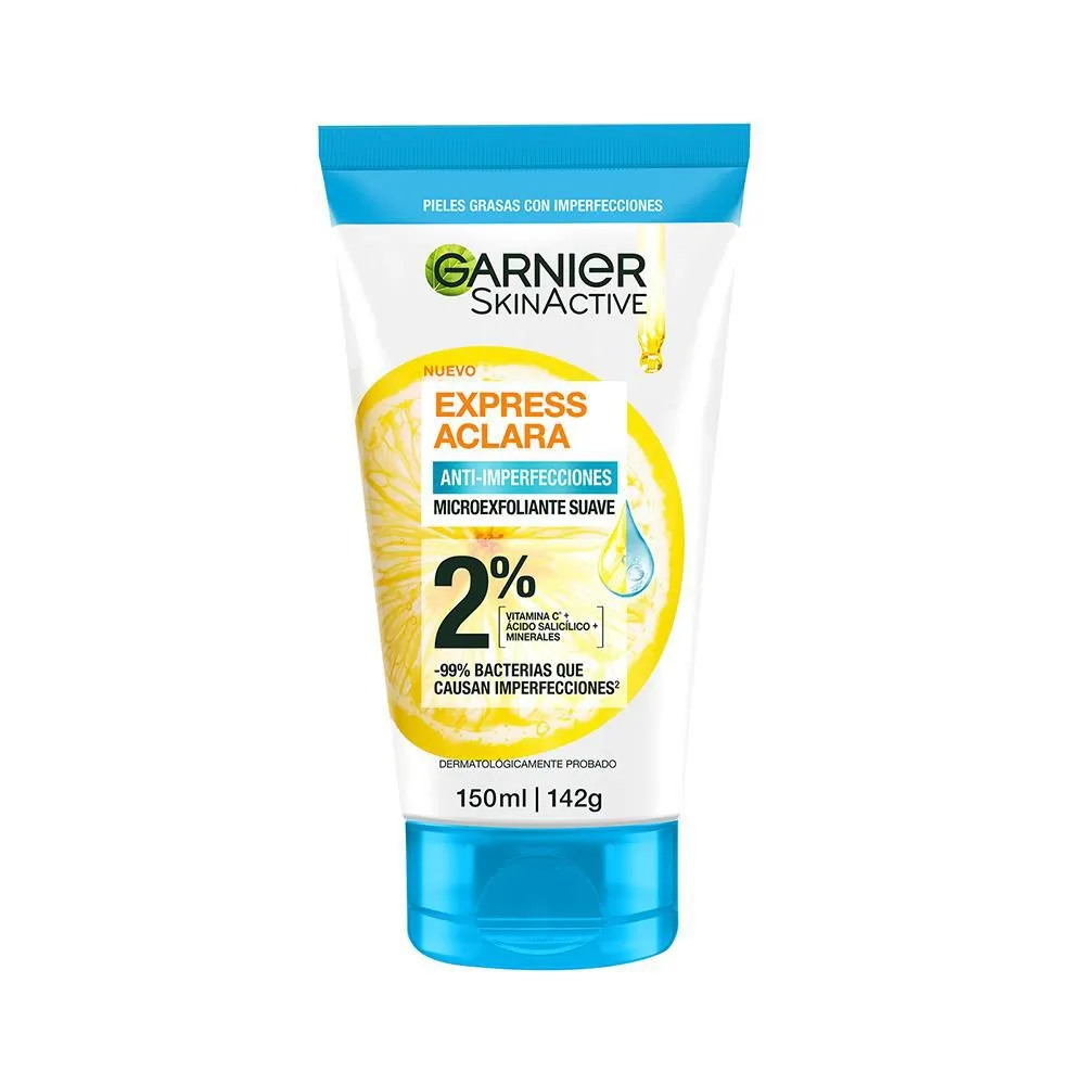 Jabón Facial Express Aclara Anti imperfecciones Garnier 150Ml