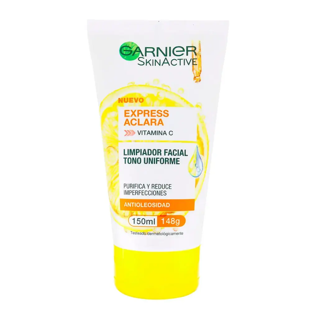 Jabón Facial Express Aclara Vitamina C  Garnier 150Ml