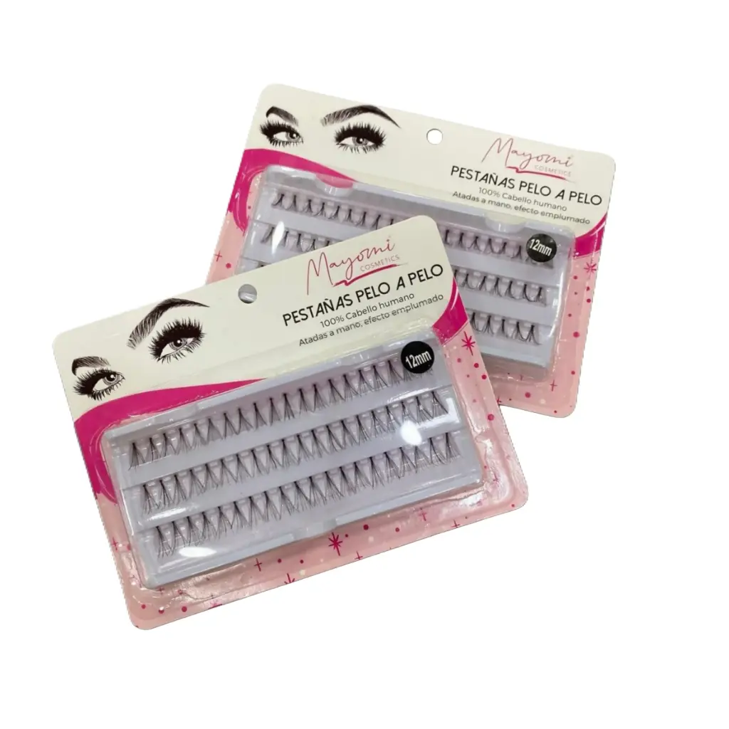 Pestañas Punto a Punto 10mm 12mm 14mm Mayomi