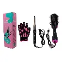 Caja Duo Plancha y Secador + Guante Just Beauty