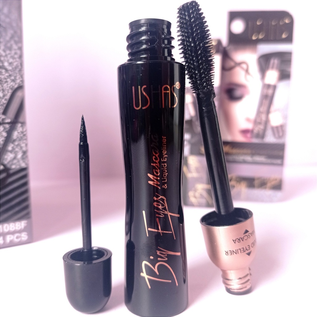 Pestañina T Delineador 2 En 1 Big Eyes Ushas