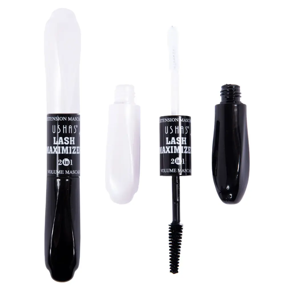 Mascara Y Fibra Para Pestañas 2 En 1 Ushas