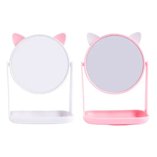 Espejo  Base Redondo Orejitas 4728