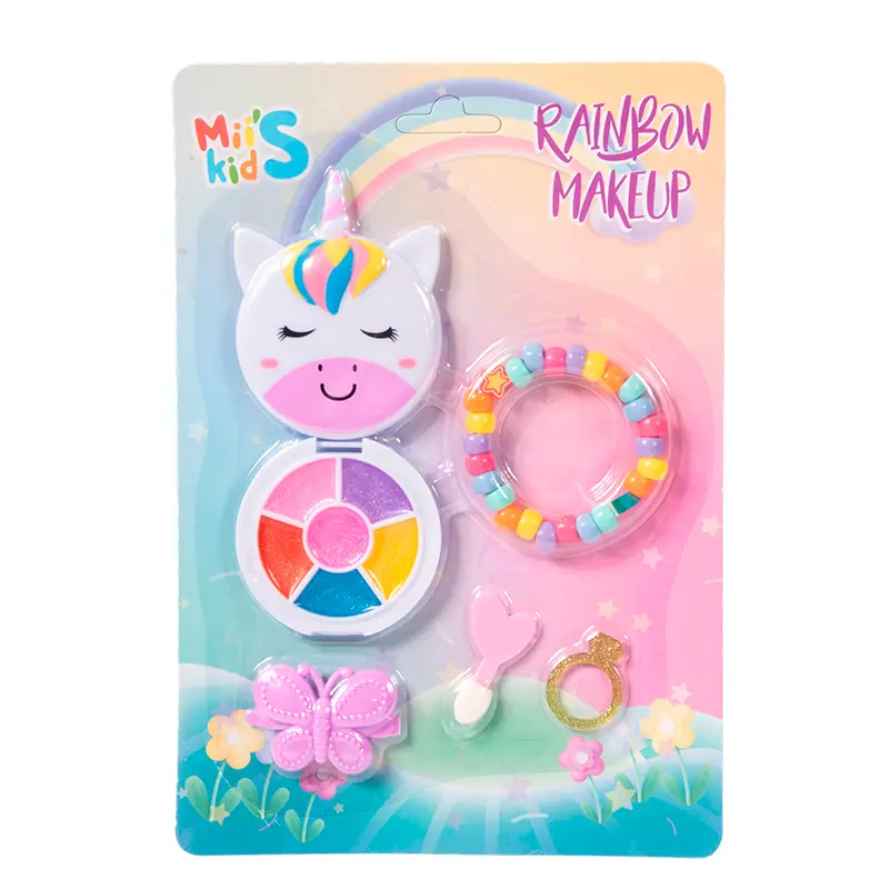 Set De Maquillaje Y Accesorios Rainbow Makeup