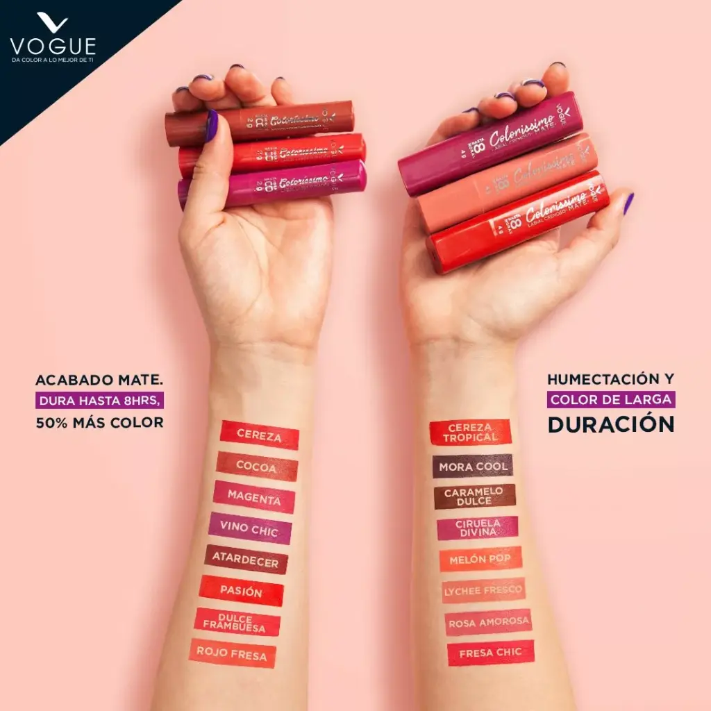 Labial Cremoso Colorissimo Mate Vogue 4g